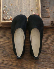 Simple Lightweight Comfortable Suede Flats