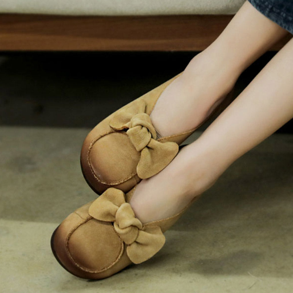 Soft Sole Bow Casual Women's Flat