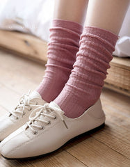 3 Pairs Spring Summer Women's Lace Socks