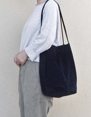 Simple Corduroy Capacity Shoulder Bag