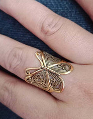 Vintage Butterfly Ring for Women