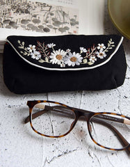 Vintage Embroidery DIY Glasses Bag(Including DIY materials)