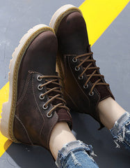 Casual Leather Women's Doc Marten Boots