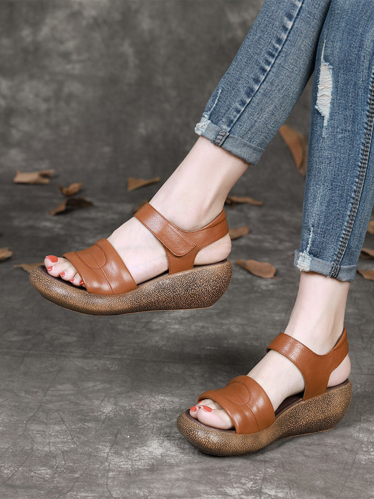 Wedge Heel Retro Summer Women's Sandals