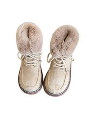 Winter Comfortable Suede Fur Boots