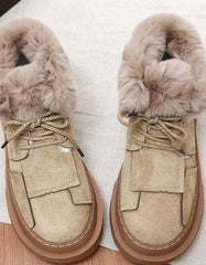 Winter Fleece Snow Boots