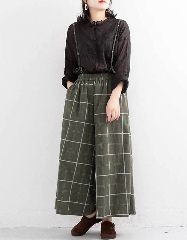 Women Loose Linen Wide Leg Pants