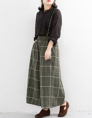 Women Loose Linen Wide Leg Pants