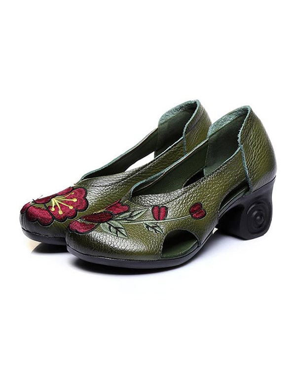 Women's Handmade Embroidery Ethnic Shoes