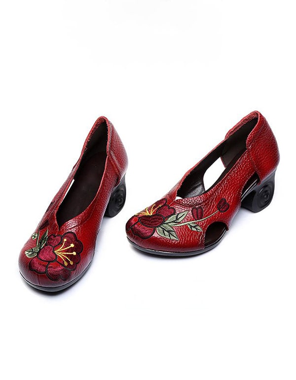 Women's Handmade Embroidery Ethnic Shoes