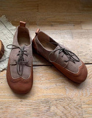 Women's Handmade Oxford Style Retro Flats