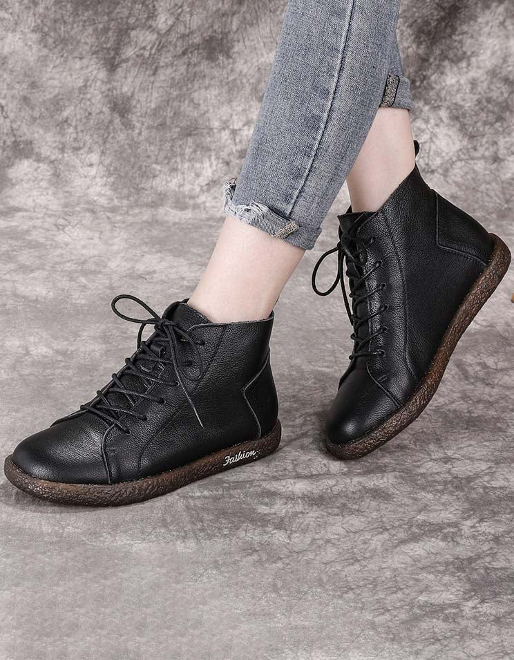 Women's Retro Soft Leather Sneakers for Women