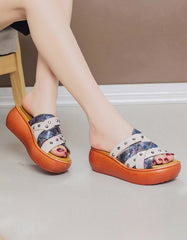 Women's Summer Rivet Platform Slippers