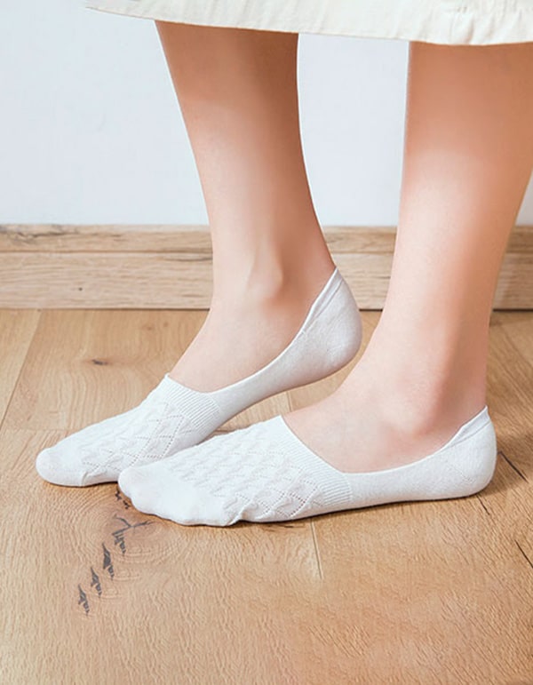 5 Pairs Women's Sweat-absorbent Cotton Socks