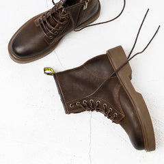 Non-slip Nubuck Leather British Style Doc Boots