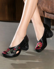 Women's Handmade Embroidery Ethnic Shoes