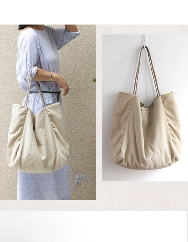 One-shoulder Canvas Large-capacity Bag