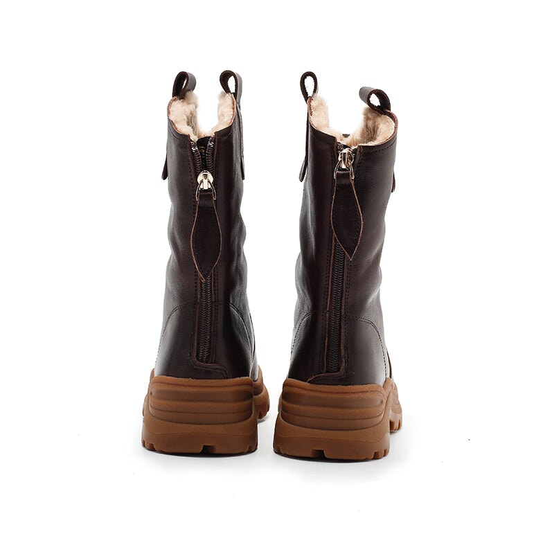 Womens Short Boots Snow Boots Have Fleece Lined for Cold Winter