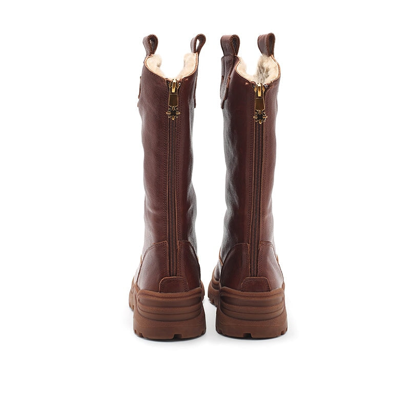 Womens Mid Calf Boots Snow Boots Have Fleece Lined for Cold Winter