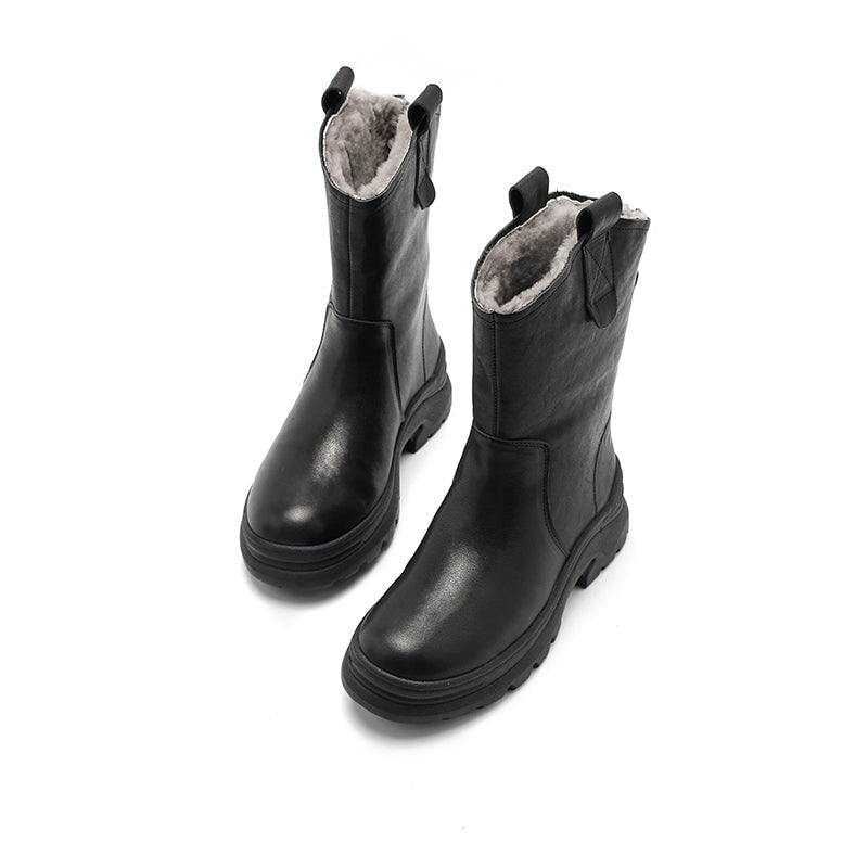 Womens Short Boots Snow Boots Have Fleece Lined for Cold Winter