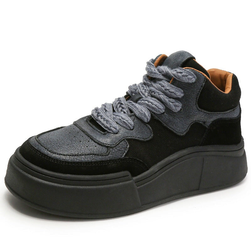 Genuine High-top 35mm Platform Sneakers