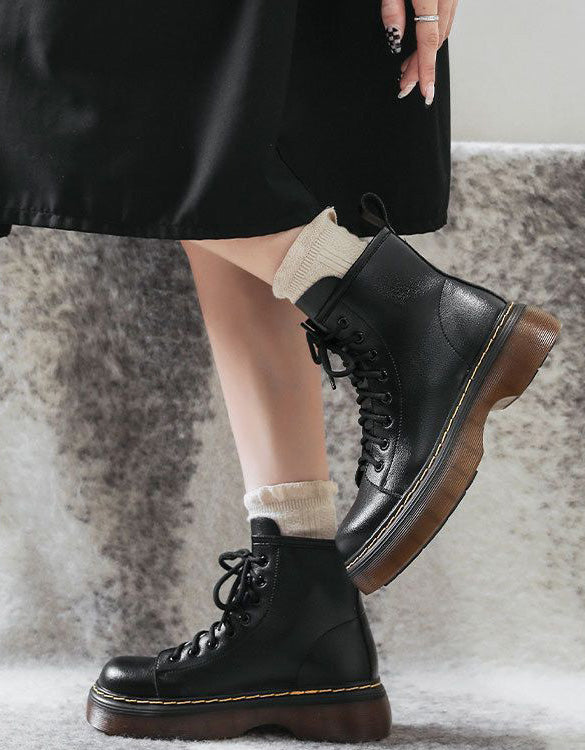 Anti-slip Eight-eyelets Martin Boots for Women