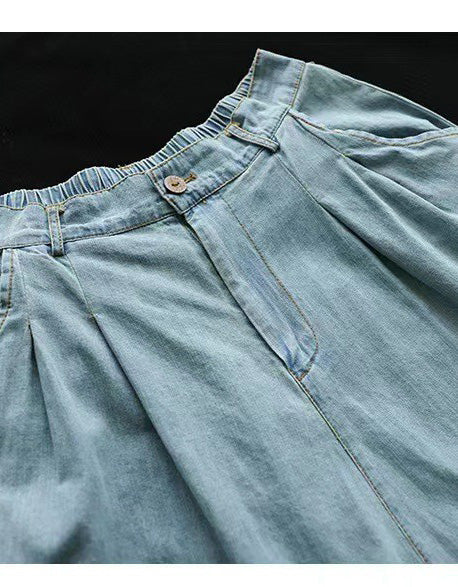 Summer Jeans Straight Thin Denim Pants