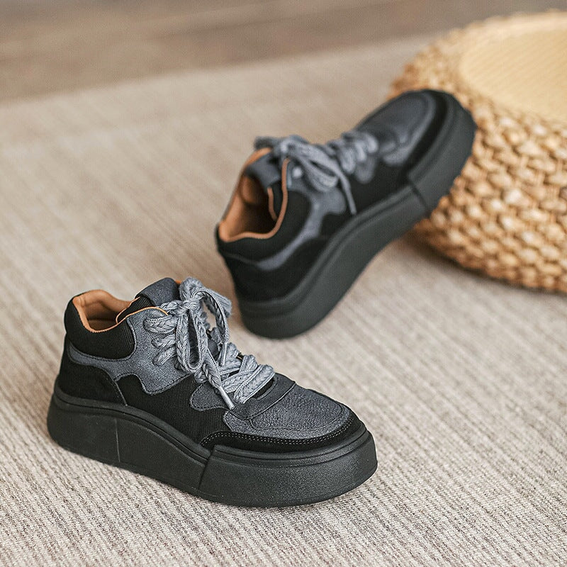 Genuine High-top 35mm Platform Sneakers